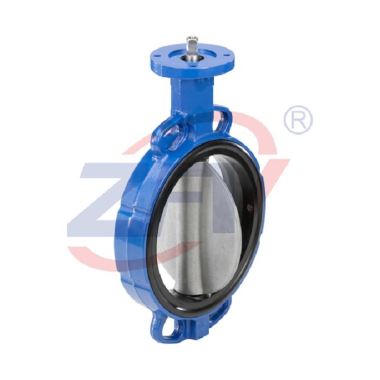 Non-offset Rubber Lined Butterfly Valve