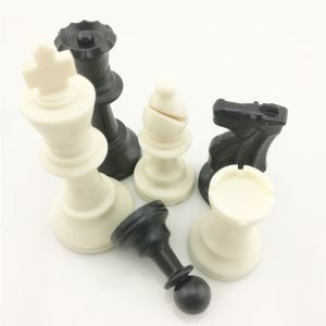 Heavy Triple Weighted Plastic Chess Pieces