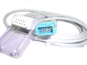 Spacelab compatible 700-0030-00 Spo2 Adapter Cable, Rectangular 10PIN ->DB9F, L=2.5M