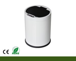 Circle Stainless Steel Sensor Automatic Trash Can
