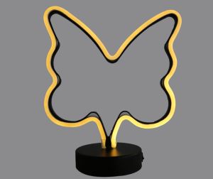 Table Butterfly Plastic LED Soft Neonetics Business Signs