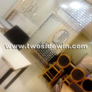 No need to wash metal curtain Silver Partition Metal Panel Drapery