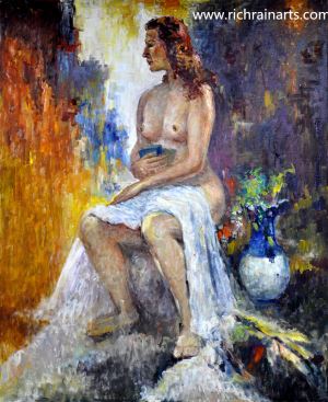 Nude Woman Oil Painting Artwork