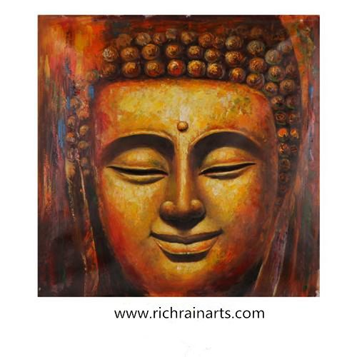 Single Buddha Oil Painting