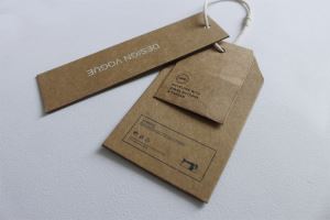 Kraft Hang Tag With Spare Button Bag