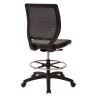 Mesh Fabric Drafting Stool with Foot Rest