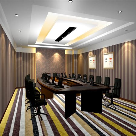 Vinyl Floor Office Comfortable Carpet Tiles