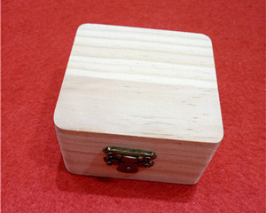 Unfinished Wooden Storage Box