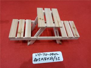 Wooden Planter Shelf Rack