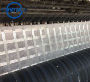 Composite Fiberglass Geogrid with Nonwoven Geotextile