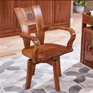 Solid Wood Swivel Chair