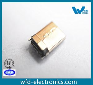 USB 3.1 Type C Male Plug Splint Connectors For Cables(Stamping shell)