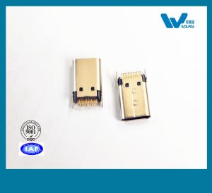 C TYPE Female USB Plug SPLINTED 0.8mm