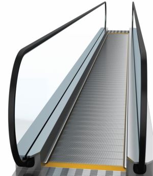 Shopping Indoor Moving Sidewalk For Airport Or Train Station With Steady Durable VVVF 12degree Moving Sidewalk