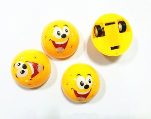 Wholesale Happy Face Pull Back Toy For Capsule Toy