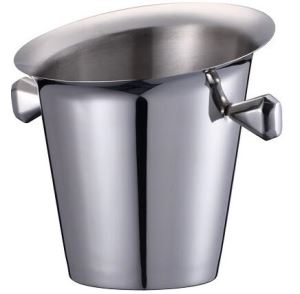 IB089 4L Stainless Steel Barware Ice Bucket Wine Cooler Beer Cooler with Handle
