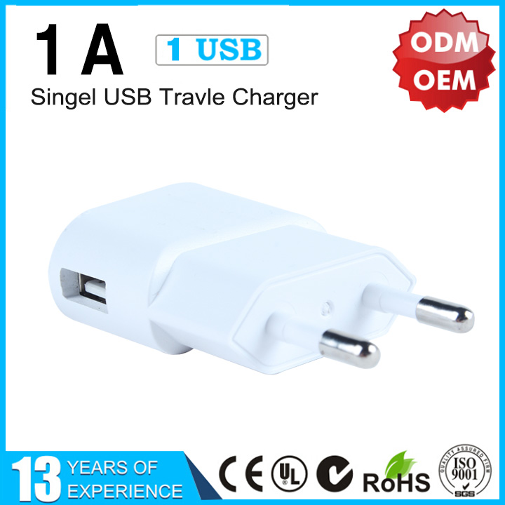 5V 1A Stylish Travel Charger Adapter