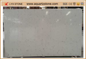 Marble vein engineered stone Volakas white quartz caesarstone samples