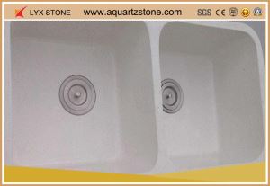 White Quartz Kitchen Stone Sinks