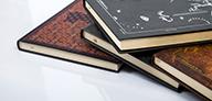 A5 Printing PU Leather Diary Notebooks