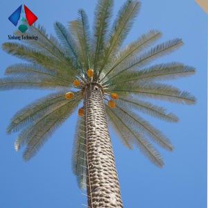 Camouflaged Palm Tree Antenna Telecom WIFI Tower