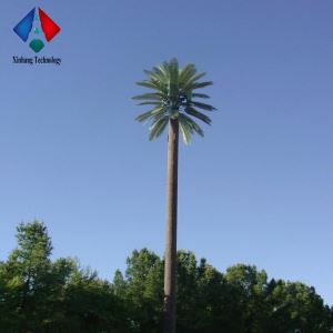 Camouflaged Palm Tree GSM Cell Communication Tower