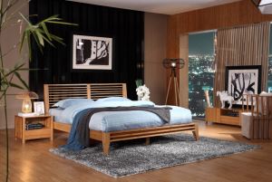 Modern Bamboo Living Room Bed Set