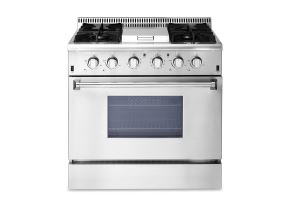 36 Inch 6 Top Burner Gas Cooking Range With Commercial Convection Fan
