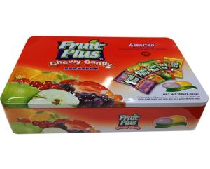 Fruit candy tin box