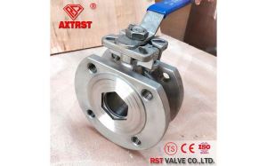 Stainless Steel Floating Standard Italian API/DIN Wafer Type Ball Valve with ISO5211 Direct Mounting Pad, CF8/CF8M