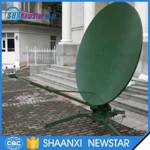 8feet C Or Ku Band Manual Flyaway Aluminum Satellite Dish Antenna