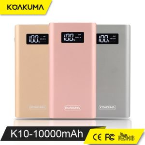 Portable Power Bank External Battery Charger 10000mah With Digital Screen