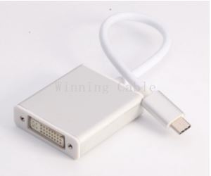 USB3.1 Type C to DVI Adpter(METAL SHELL)