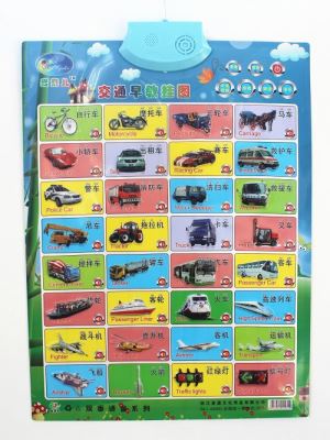 Study Traffic Tools Early Educational Sound Wall Chart For Children