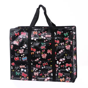 cheap printed pp woven shopping bag /2017 good design pp woven shopping bag