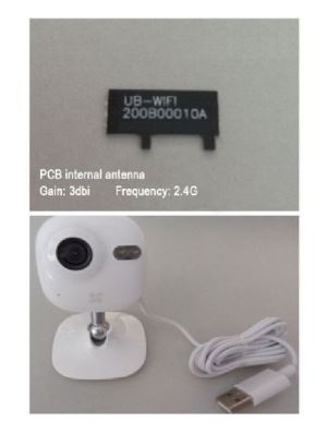 3DBI 2.4G Internal  PCB Antenna 2.4~2.5GHz Frequency balck
