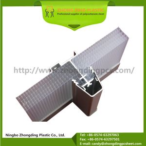 10mm Transparent Triple Wall Polycarbonate Hollow Sheet