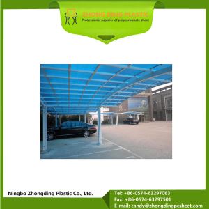 Flexible Heat Resistant Solid Polycarbonated Hollow Sheet Carport