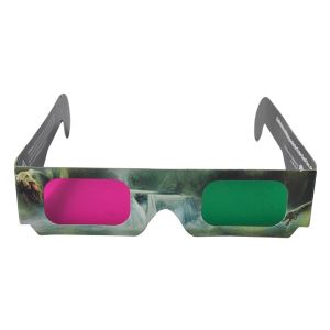 JRD Anaglyph Red Cyan Stereoscopic Paper 3d Glasses For For Cinema/3D Magazines