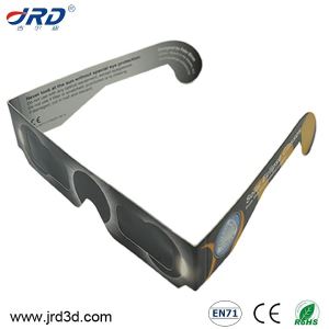 Factory Direct Sale Wholesale Free Paper Solar Eclipse Viewing Glasses Custom Made 2017