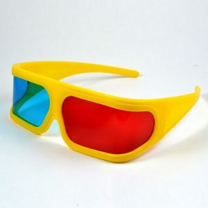 Plastic Red Cyan 3d Glasses High Quality red blue glasses red cyan 3d glasses factory