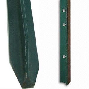 Green PVC Coated Canada Light Duty Steel T Post