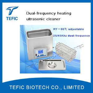 10L Degassing Ultrasonic Cleaner Dual Frequency Control, 5L Stainless Steel Ultrasonic Cleaning Tank LCD Display Double Frequency