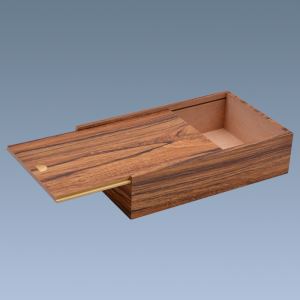 Slide Top Small Wood Cigar Humidor Boxes Custom Logo