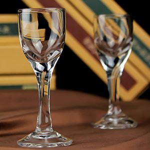 Small White Wine Cups Crystal Shot Glass Set