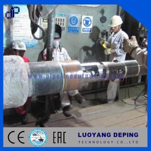 Pipeline Construction Welding Using 48''-50'' Pneumatic Internal Pipe Line Up Clamp