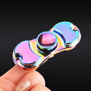 Manufacture Colorful Alloy Metal Fidget Rolling Finger Hand Toys Spinner
