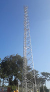 3 Legged Triangle Telecom Lattice Tower