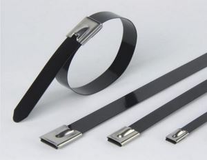 Self-Locking Polyester Coated Stainless Wire Ties