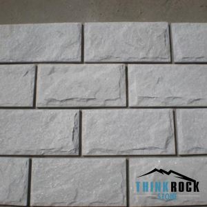 White Quartz Brick Wall